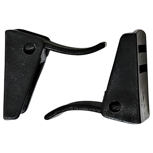 8pk Black Plastic Cam Buckles – 1" Webbing Clips, Lightweight Strap Fasteners - Picture 3 of 5